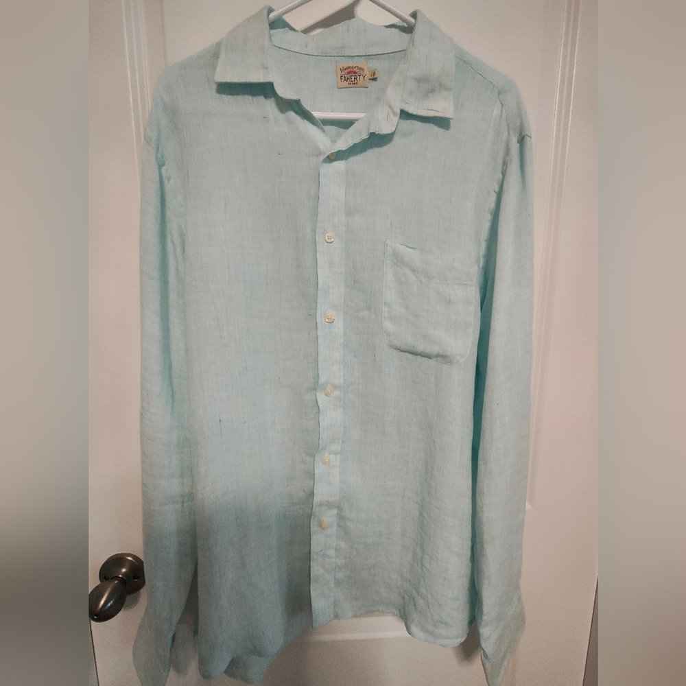Faherty long sleeve button-down shirt